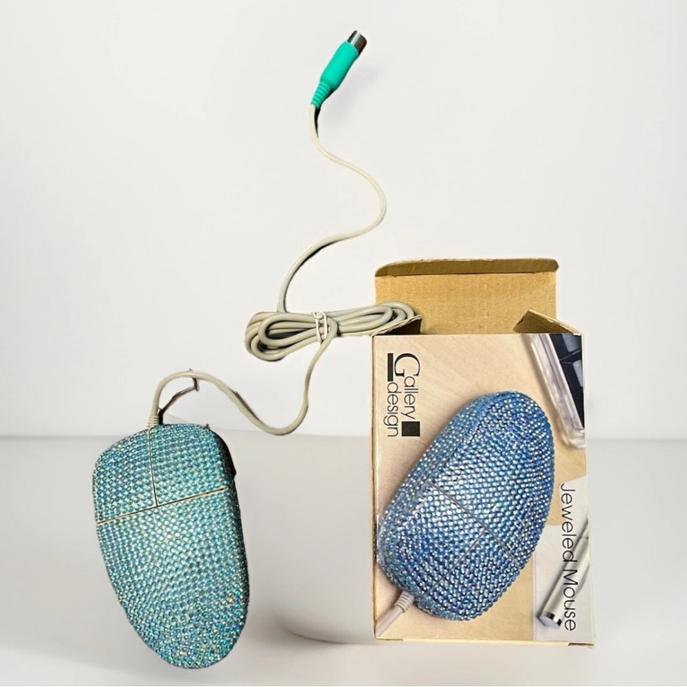 NEW Jeweled Computer Mouse – Gallery Design – Y2K Glam – NIB